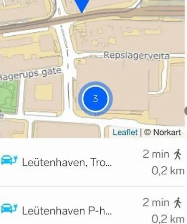 דירה Koselig Studioleilighet I Sentrum טרונדהיים